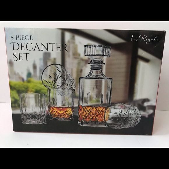 🆕 New in Box! 5pc Decanter Set - Picture 3 of 7